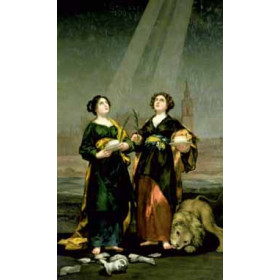 Goya, Francisco - St. Justina and St. Rufina