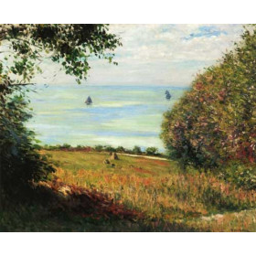 Gustave Caillebotte - View of the Sea from Villerville