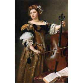 Gustave Jean Jacquet - The Cello Player