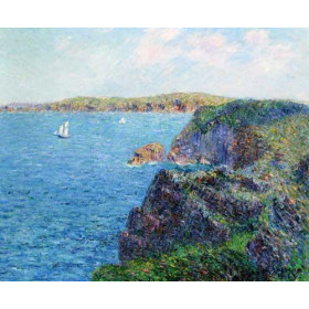 Gustave Loiseau - A Cove at Sevignies, Cap Frehel