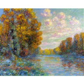 Gustave Loiseau - The River in Autumn