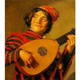 Hals, Frans - Jester with a Lute