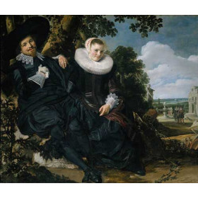 Hals, Frans - Marriage Portrait of Isaac Massa en Beatrix van der Laen