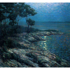 Harry Leslie Hoffman - Dancing Reflections Connecticut Coast