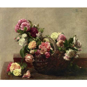 Henri Fantin-Latour - Baske of Roses