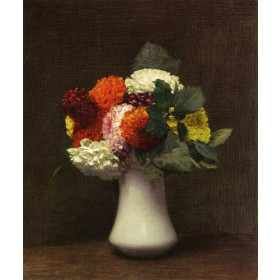 Henri Fantin-Latour - Dahlias