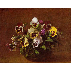 Henri Fantin-Latour - Pansies