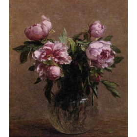 Henri Fantin-Latour - Vase of Peonies