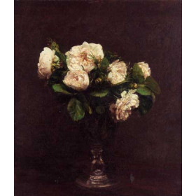 Henri Fantin-Latour - White Roses