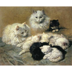 Henriette Ronner-Knip - Cats and Kittens