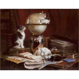 Henriette Ronner-Knip - On Top of the World