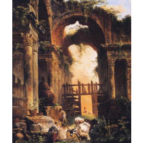 Hubert Robert - Roman Ruins