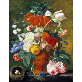 Huysum, Jan Van - Vase of Rich Summer Flowers