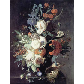 Huysum, Jan Van(Holland) - A Vase of Flowers