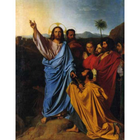 Ingres - Christ Giving Peter the Keys of Paradise