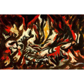 Jackson Pollock - The Flame