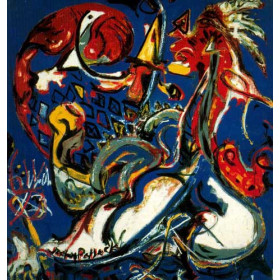 Jackson Pollock - The Moon-Woman Cuts the Circle