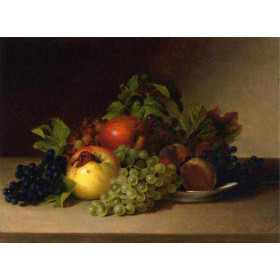 James Peale - Still Life with Apples and Grapes