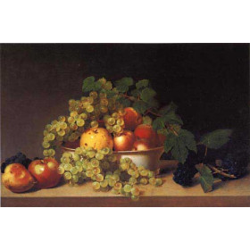 James Peale - Still Life with Fruit on a Tabletop