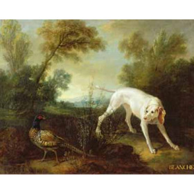 Jean-Baptiste Oudry - Blanche, Bitch of the Royal Hunting Pack