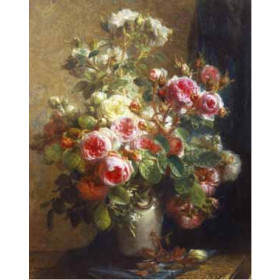 Jean-etienne Maisiat - Vase of Flowers