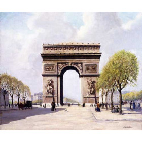 Jean-Francois Raffaelli - The Arc de Triomphe