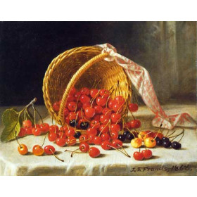 John F. Francis - A Basket of Cherries