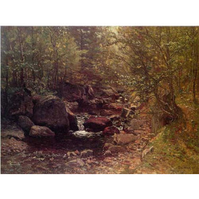 John Joseph Enneking - Brook in Spring