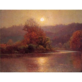 John Ottis Adams - The Closing of an Autumn Day