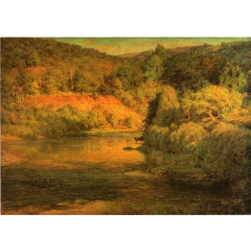 John Ottis Adams - The Ebb of Day (also known as The Bank)