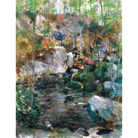 John Twachtman - Woodland Stream