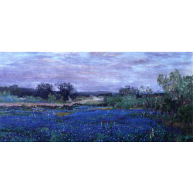 Julian Onderdonk - Blue Bonnets at Twilight