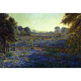 Julian Onderdonk - Bluebonnets at Late Afternoon