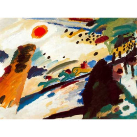 Kandinsky, Wassily - Romantic Landscape