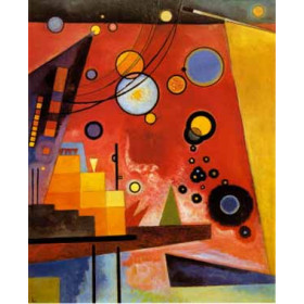 Kandinsky, Wassily - Schweres Rot