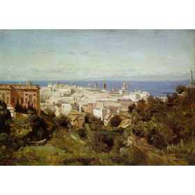 View of Genoa from the Promenade of Acqua Sola