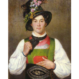 A Young Man In Tyrolean Costume