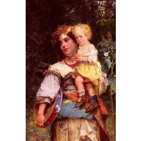 Gypsy Woman and Child