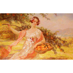 Lady with Oranges