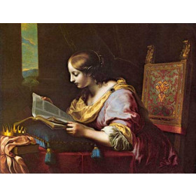 St Catherine Reading a Book