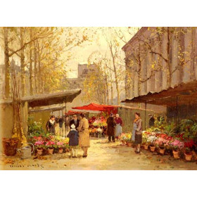 Flower Stalls by the Madeleine