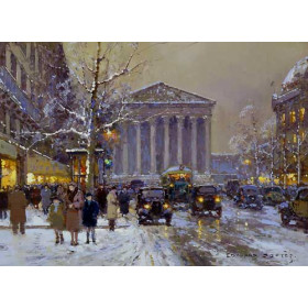 Rue Royale Madeleine in Winter