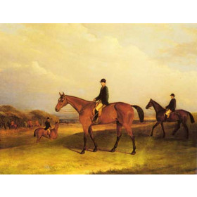 A Jockey On A Chestnut Hunter