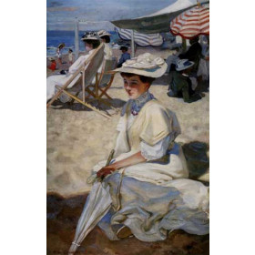 Elegantes Sur La Plage