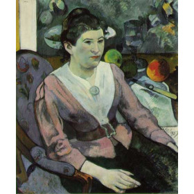 Portrait of a Woman, with Still Life by Cezanne