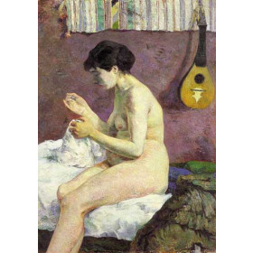 Study of a Nude (Suzanne Sewing)