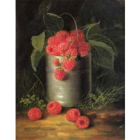 A Pail of Raspberries