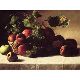 Still Life with Grapes and Peaches