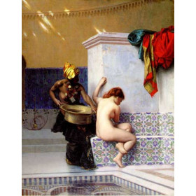 Turkish Bath or Moorish Bath (Two Women)