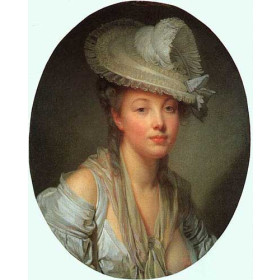 Young Woman in a White Hat